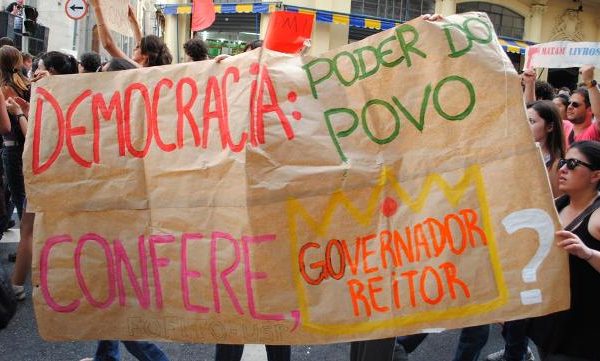 A AULA DE DEMOCRACIA DOS ESTUDANTES DA USP